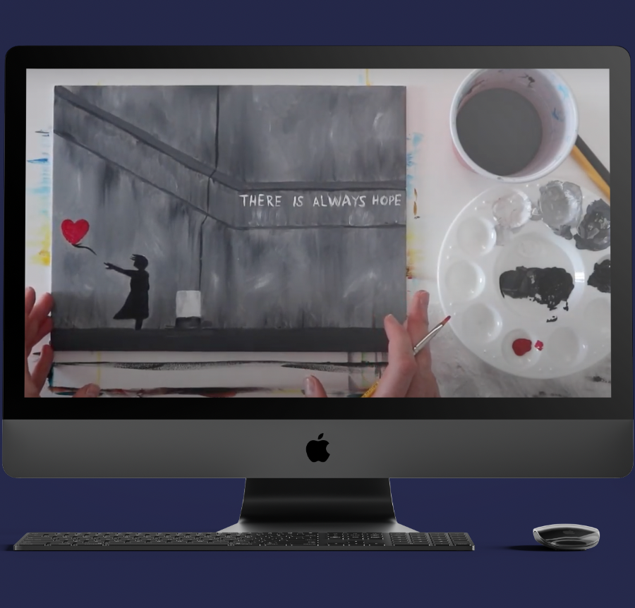 Paintvine Online Virtual Live Streamed + OnDemand Painting Classes