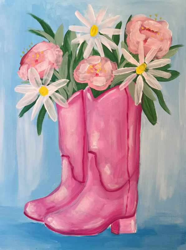 Cowgirl Blossoms | Paint and Sip Norwich 19/09/2026 - Rivolo Lounge