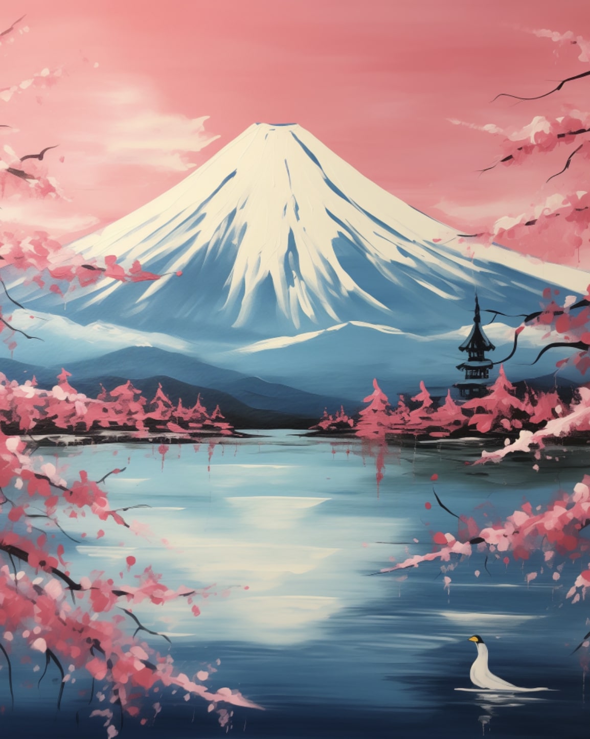 Mt Fuji | Paint and Sip Liverpool 09/02/25 - Revolution Albert Dock