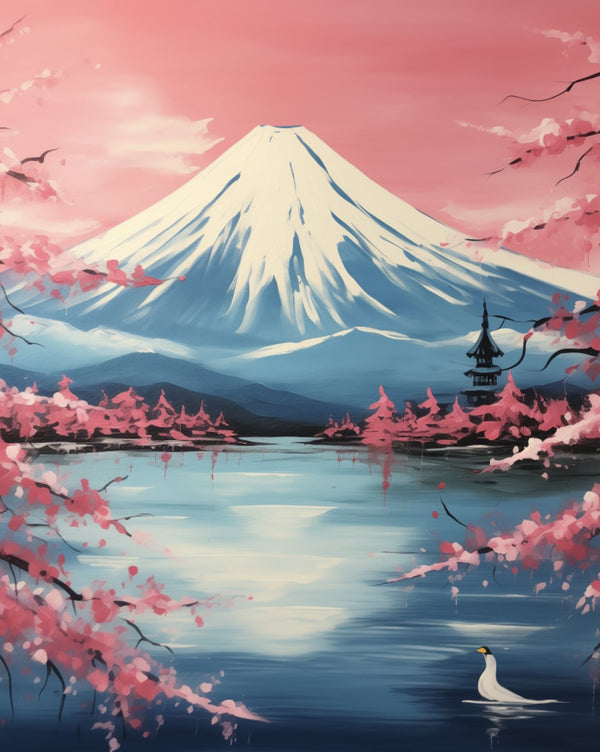 Mt Fuji | Paint and Sip London 29/07/2026 - The Parcel Yard