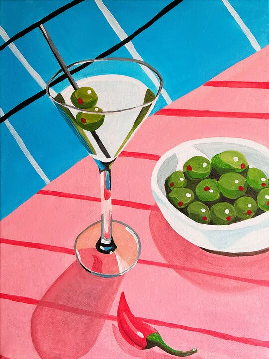 Martinis and Perello's | Paint and Sip Newcastle 26/09/2026 - Kabin @ Kabannas