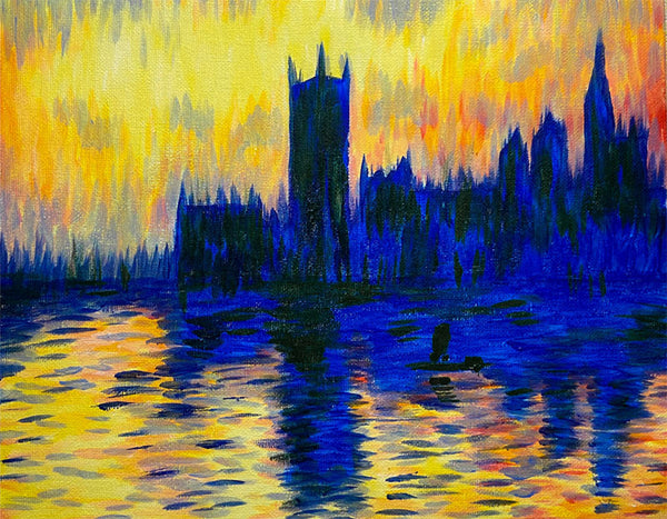 Monet - Houses of Parliament | Paint and Sip London 09/08/2026 - Traitors Gate