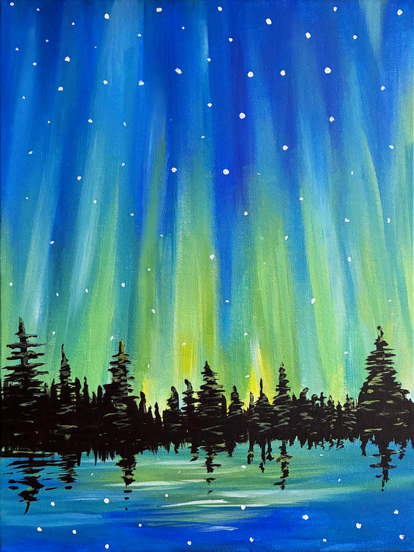 Northern Lights | Paint and Sip Cardiff 24/10/2026 - Be At One