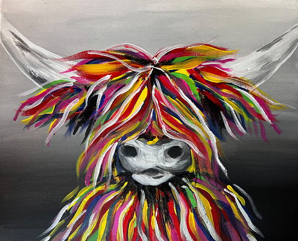 Highland Cow | Paint and Sip Newcastle 25/07/2026 - Kabin @ Kabannas