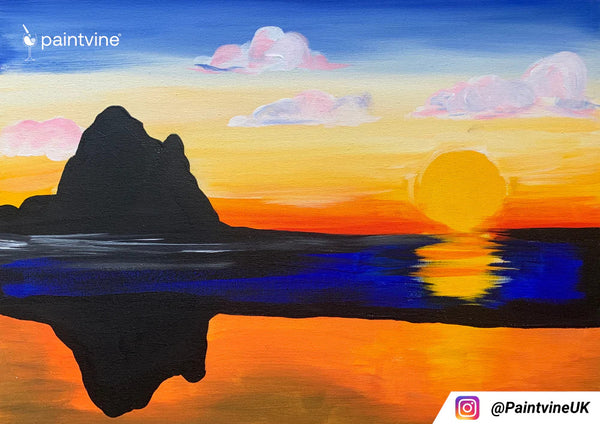 Piha Sunset | Paint and Sip Glasgow 26/08/2026 - Revolucion de Cuba Glasgow