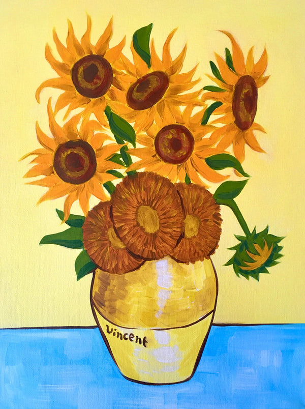 Van Gogh Sunflowers | Paint and Sip London 16/08/26 - 40ft Brewery - E8