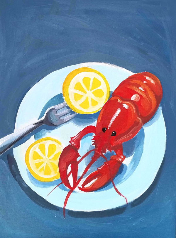 Lobster | Paint and Sip London 17/10/2026 - Mash Paddle