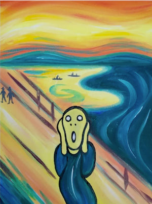 The Scream |  Paint and Sip London 02/02/2025 -  Traitors Gate